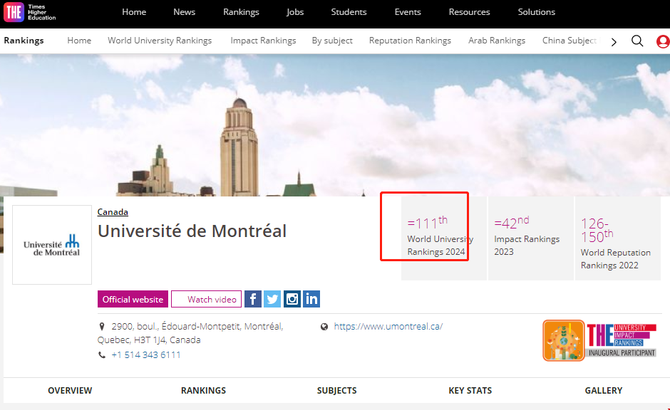 蒙特利爾大學排名.png