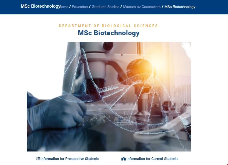 新加坡國立大學(xué)生物科技碩士 新加坡國立大學(xué)生物科技碩士