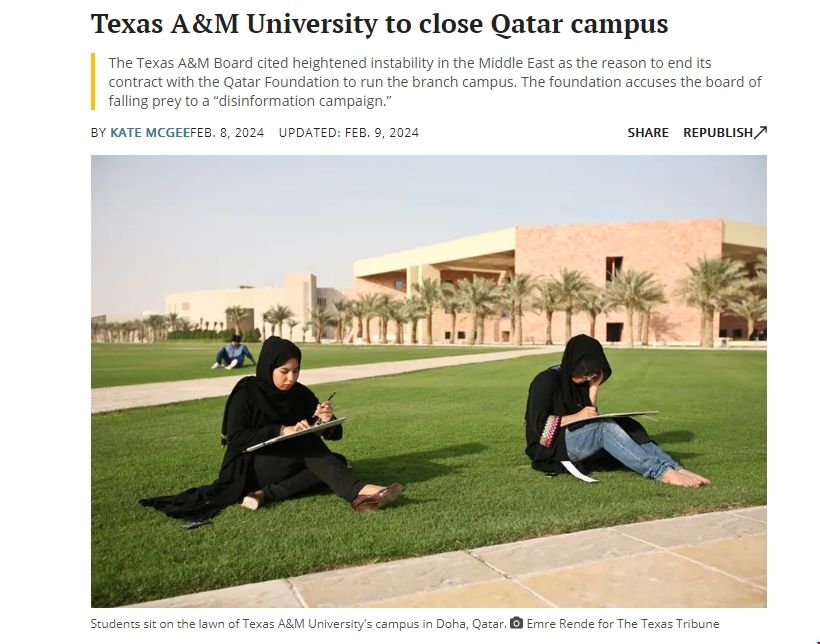 德州農(nóng)工大學將關閉卡塔爾分校.png