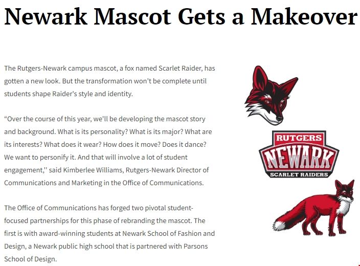 羅格斯大學(xué)紐瓦克校區(qū)新吉祥物亮相.png 羅格斯大學(xué)紐瓦克校區(qū)新吉祥物亮相.png