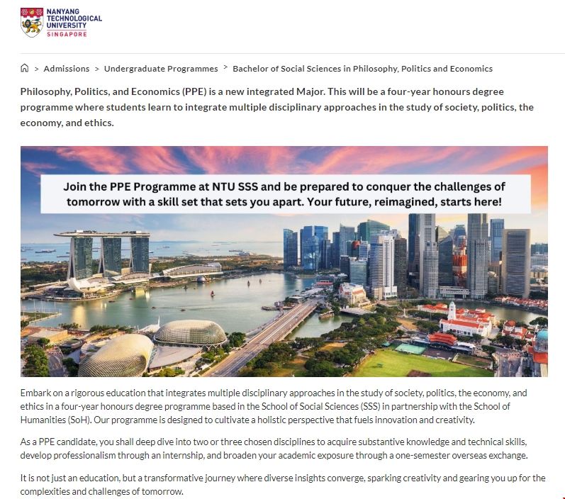 南洋理工大學本科有PPE專業嗎.png 南洋理工大學本科有PPE專業嗎.png