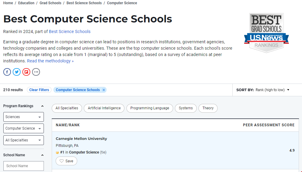 2025USnews美國計算機科學研究生排名.png