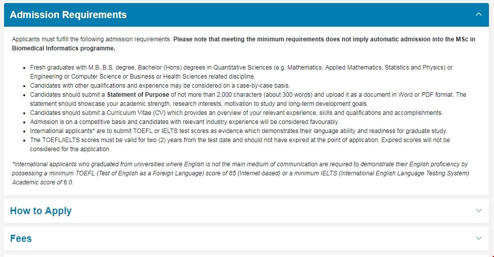 NUS大學生物醫學信息學碩士申請條件.png NUS大學生物醫學信息學碩士申請條件.png