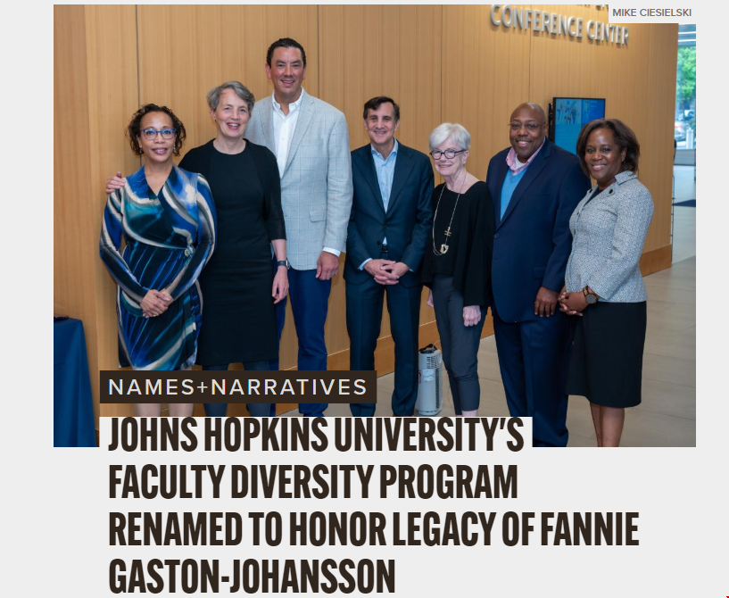 約翰霍普金斯大學(xué)教師多樣性項(xiàng)目更名.png