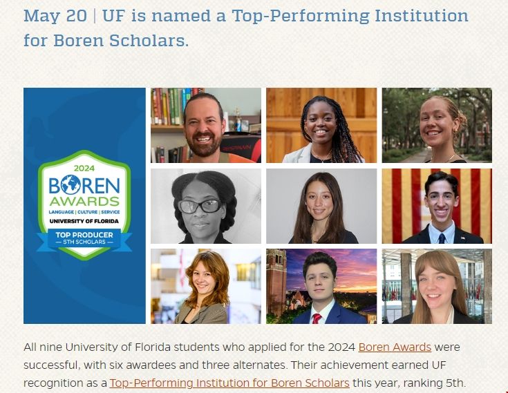 佛羅里達大學被評為博倫學者表現最好的機構.png